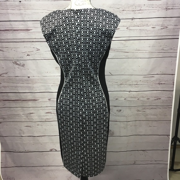 C51-Db size 8 black and white dress - Picture 2 of 4